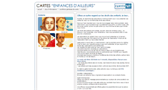 Desktop Screenshot of enfances-ailleurs.poissonbouge.net